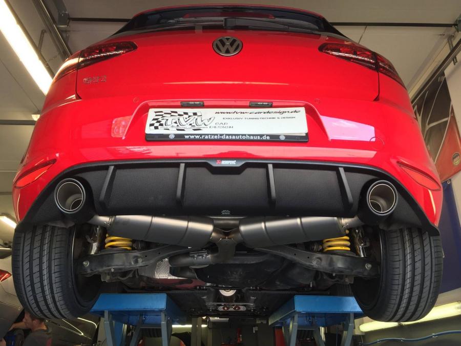 Детали экстерьера Volkswagen Golf GTi Red by TVW Car Design 2017 года  (фото 11 из 11)